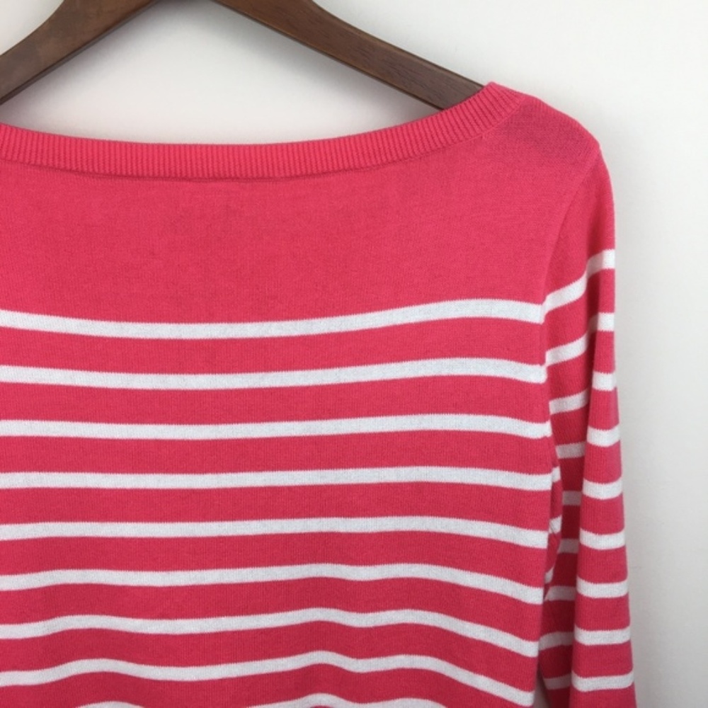 J. CREW FACTORY embellished breton striped sweater - Picture 4 of 6